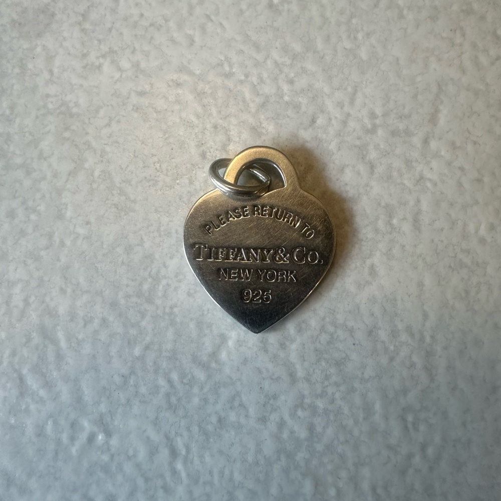 Tiffany & Co Silver Heart Pendant - Picture 2 of 3